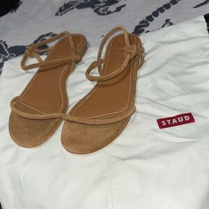 STAUD Tan Women's Sandals